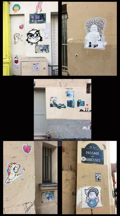 Collages Paris Montmartre avec l’artiste ArsenIkoland - Featured image